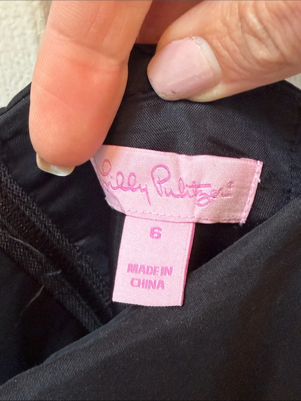 Lilly Pulitzer Silk-blend Women’s Black Strapless Cocktail Dress - Picture 5 of 7